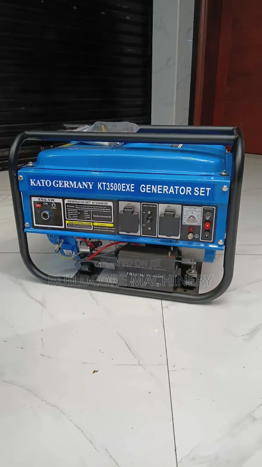 3.5kva Kato Portable Power Generator