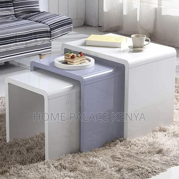 Coffee Table; Compact Space-Saving Coffee Side Table for Living Rooms - thumbnail 3