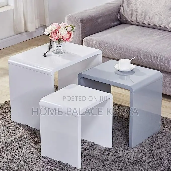 Coffee Table; Compact Space-Saving Coffee Side Table for Living Rooms