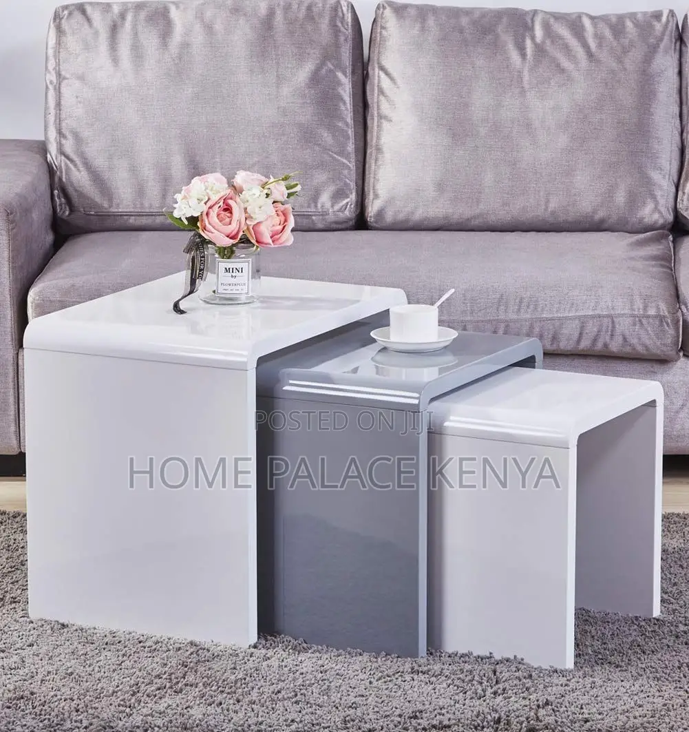 Coffee Table; Compact Space-Saving Coffee Side Table for Living Rooms