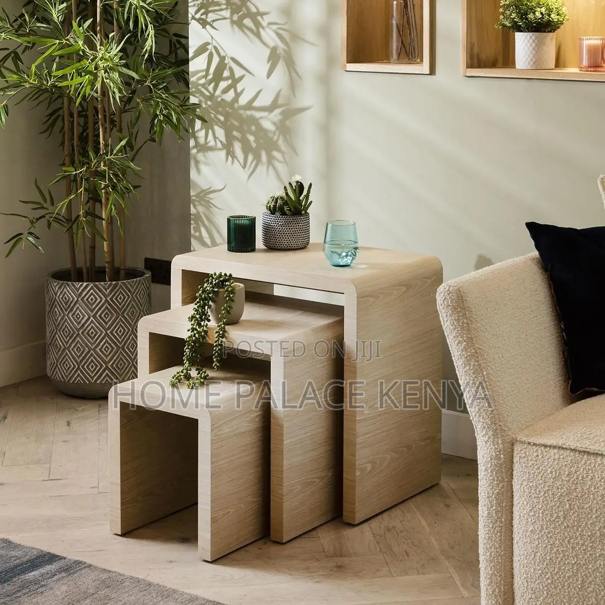 Coffee Table; Compact Space-Saving Coffee Side Table for Living Rooms