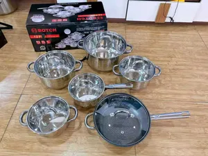 Botch 12pc Stainless Steel Cookware Set - Vc
