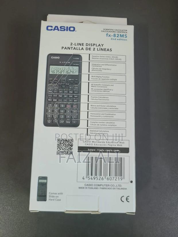 Casio Fx-82ms Scientific Calculator - thumbnail 2
