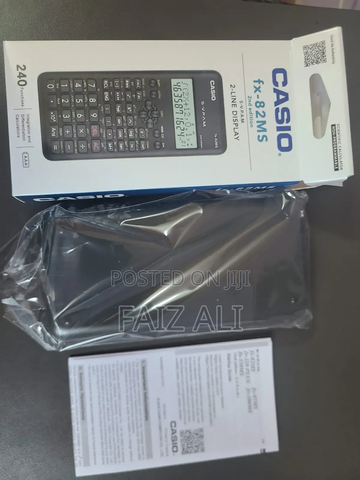 Casio Fx-82ms Scientific Calculator