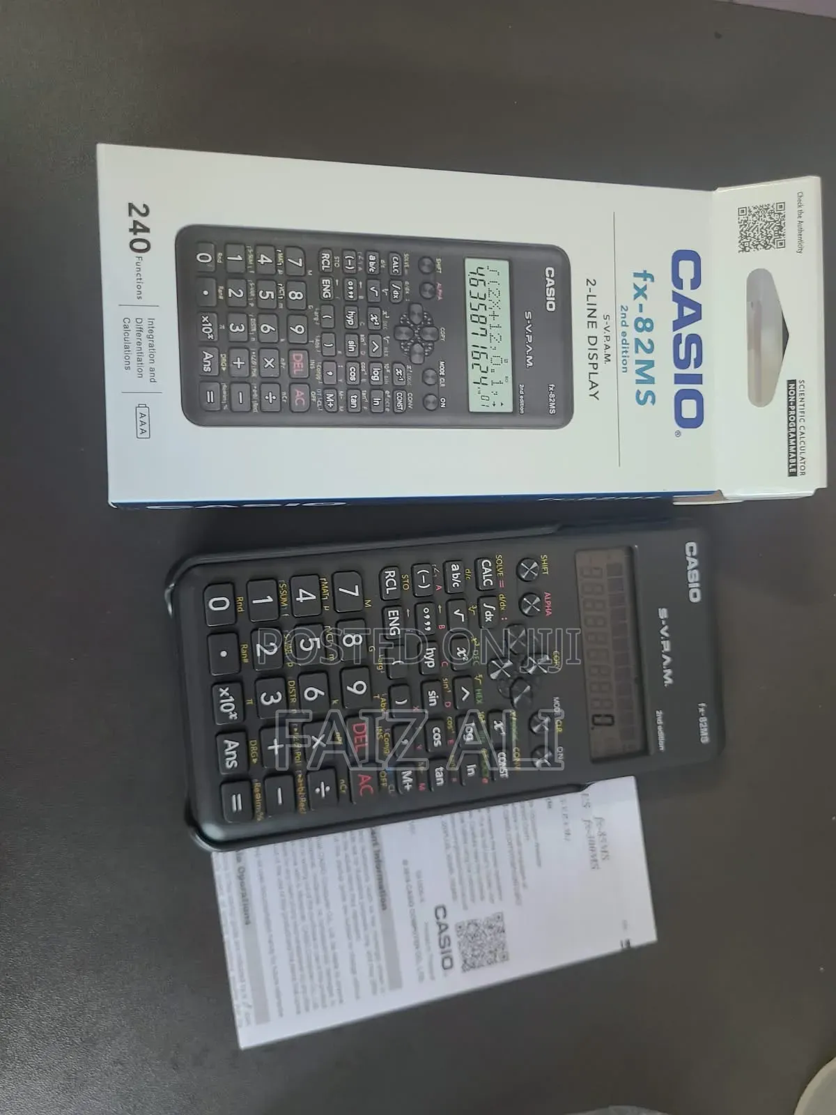 Casio Fx-82ms Scientific Calculator