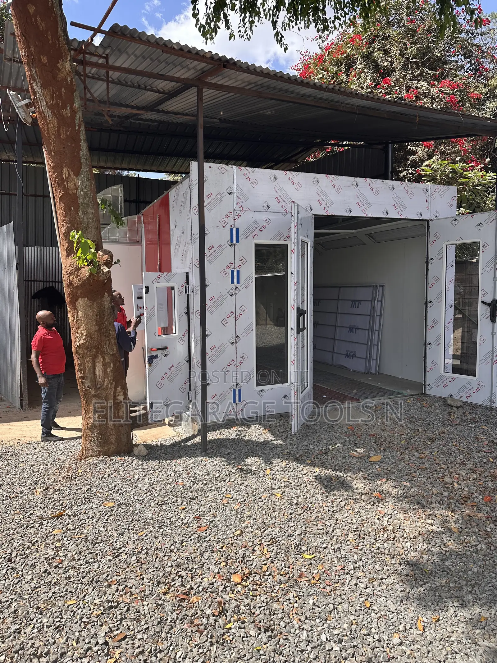 Heavy Duty Sunshine Italy Diesel Powered Spraybooth