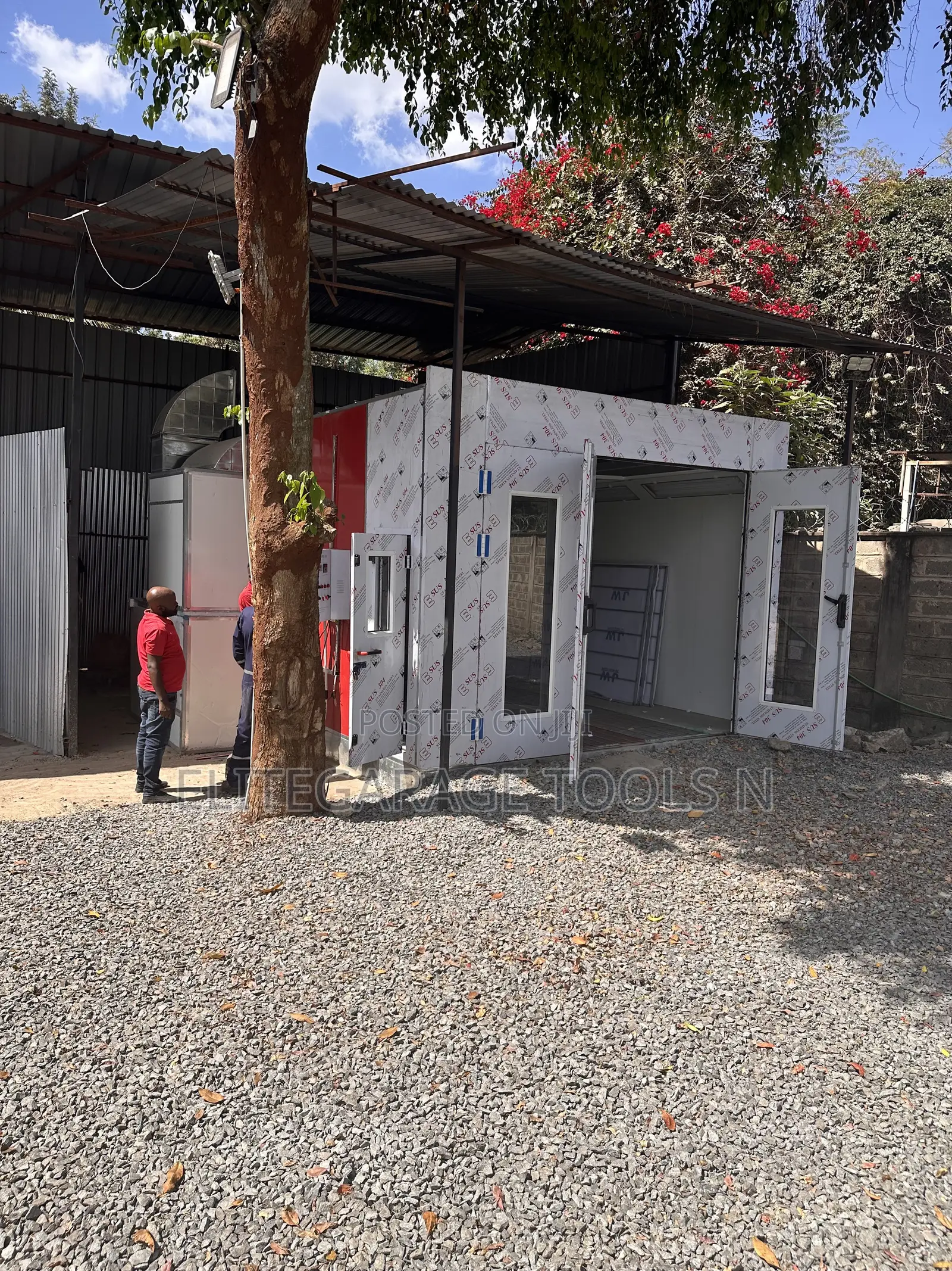 Heavy Duty Sunshine Italy Diesel Powered Spraybooth