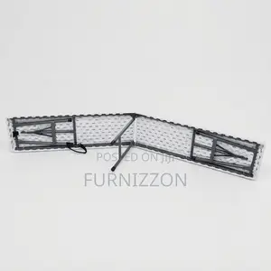 White Plastic Folding Bench