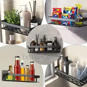 4pcs Set Shower Caddy Shelf_ele