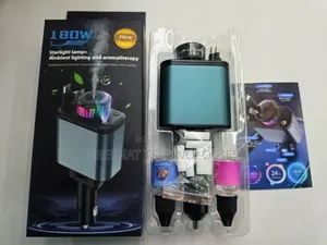 LC-049 5-in-1 Car Charger 180W Starlight + Aromatherapy Car Diffuser