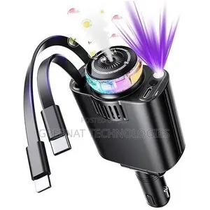 LC-049 5-in-1 Car Charger 180W Starlight + Aromatherapy Car Diffuser