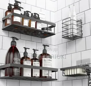 Rustproof Shower Caddy Set 4pcs _ Ele