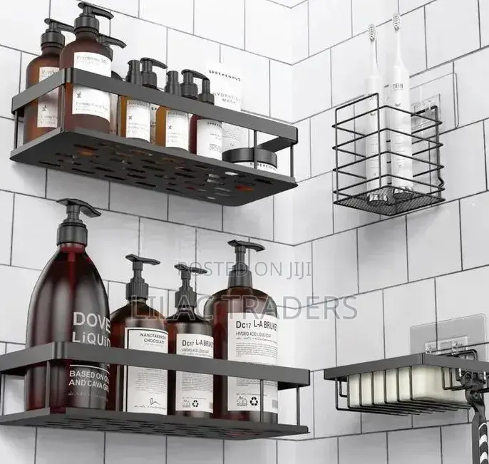Rustproof Shower Caddy Set 4pcs _ Ele