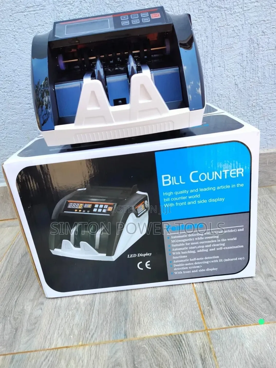 Count Fully Automatic Bill Counter Machine - Loose Notes/Cash /Money 