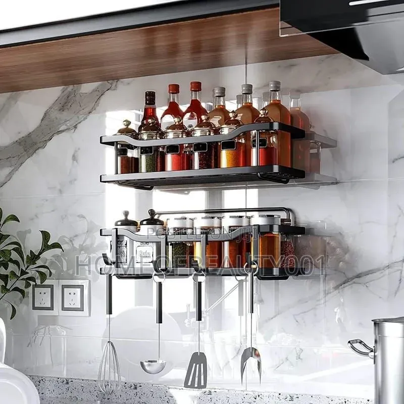 Multipurpose 3pcs Set Rectangular Shower Caddy Shelf/Wall Organiser.