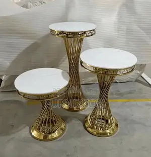 Luxury Gold Hourglass Cocktail Table