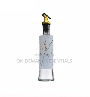 Marble Glass Oil Dispenser Black White