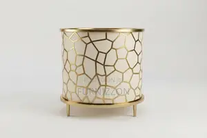 Golden Haven Curved Accent Chair