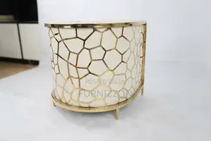 Golden Haven Curved Accent Chair