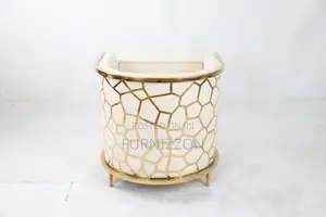 Golden Haven Curved Accent Chair