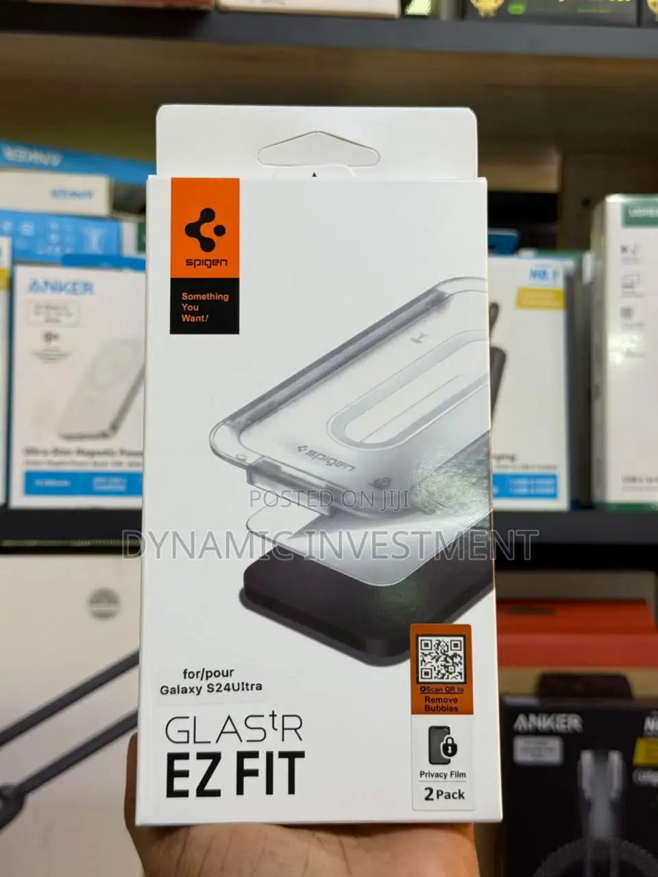 Spigen Samsung Galaxy S24 Ultra Fit Privacy Screen Protector, 2-Pack