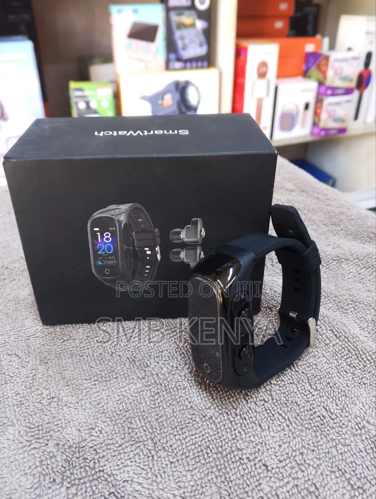 N8 2 in 1 Smart Bracelet TWS Wireless Bluetooth Headset