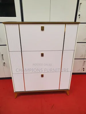 White Luxe Shoe Cabinet