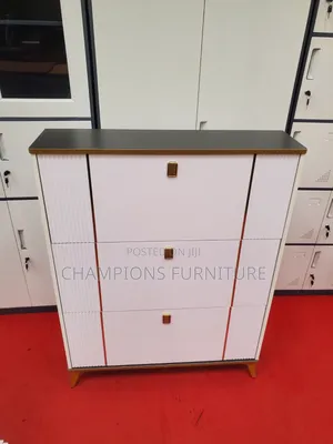 White Luxe Shoe Cabinet