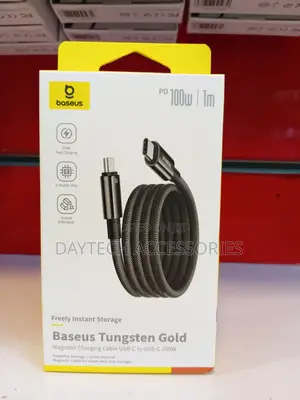 Baseus Magnetic Anti-Tangle Type-C to Type-C 100W PD Fast Charging 1M
