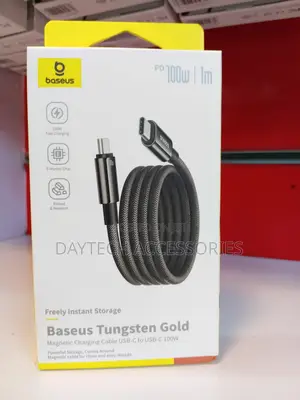 Baseus Magnetic Anti-Tangle Type-C to Type-C 100W PD Fast Charging 1M