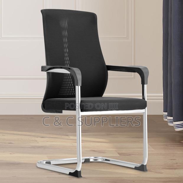 High Back Mesh Visitors Chair. - thumbnail 5