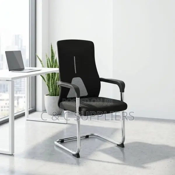 High Back Mesh Visitors Chair.