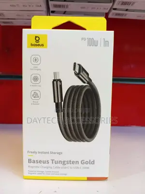Baseus Tungsten Magnetic USB C to USB C Fast Charging Cable 1M 100W