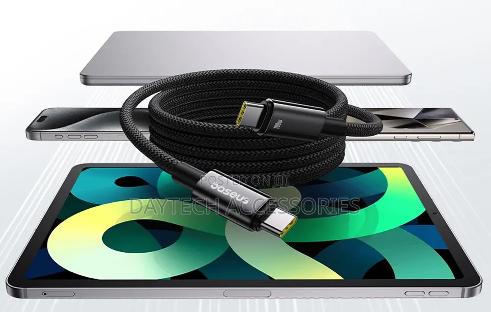 Baseus Tungsten Magnetic USB C to USB C Fast Charging Cable 1M 100W