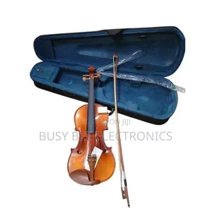4/4 Full Size Violin Set With Bow, Case Rosin