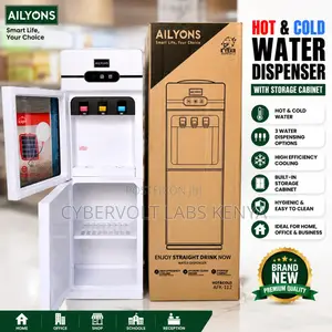 Ailyons Hot Cold Water Dispenser With Storage Cabinet