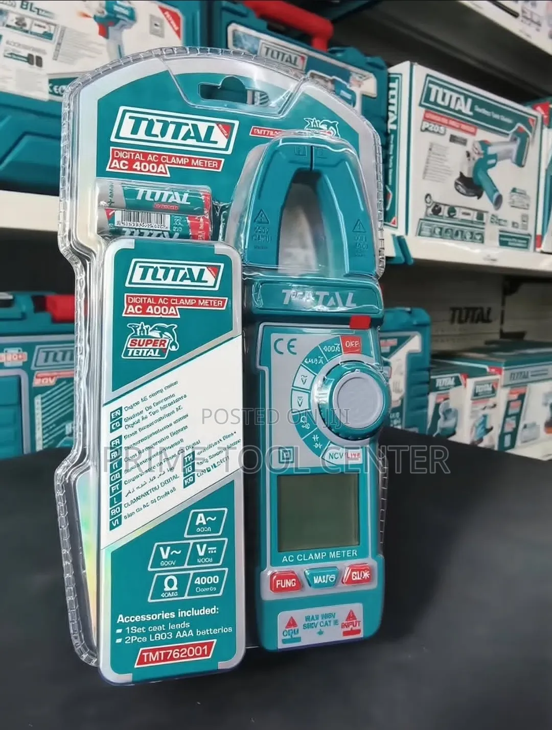 TOTAL TMT762001 Digital AC Clamp Meter