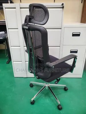 Vortex Mesh Chrome Support Ergonomic Chair