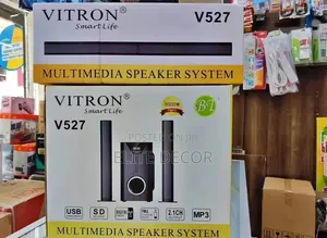 Vitron V527 2.1CH Multimedia Speaker System – 9000W PMPO, Bluetooth