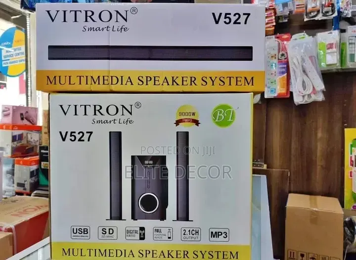 Vitron V527 2.1CH Multimedia Speaker System – 9000W PMPO, Bluetooth