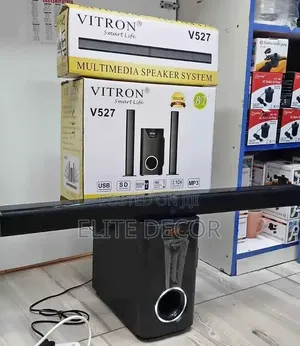 Vitron V527 2.1CH Multimedia Speaker System – 9000W PMPO, Bluetooth