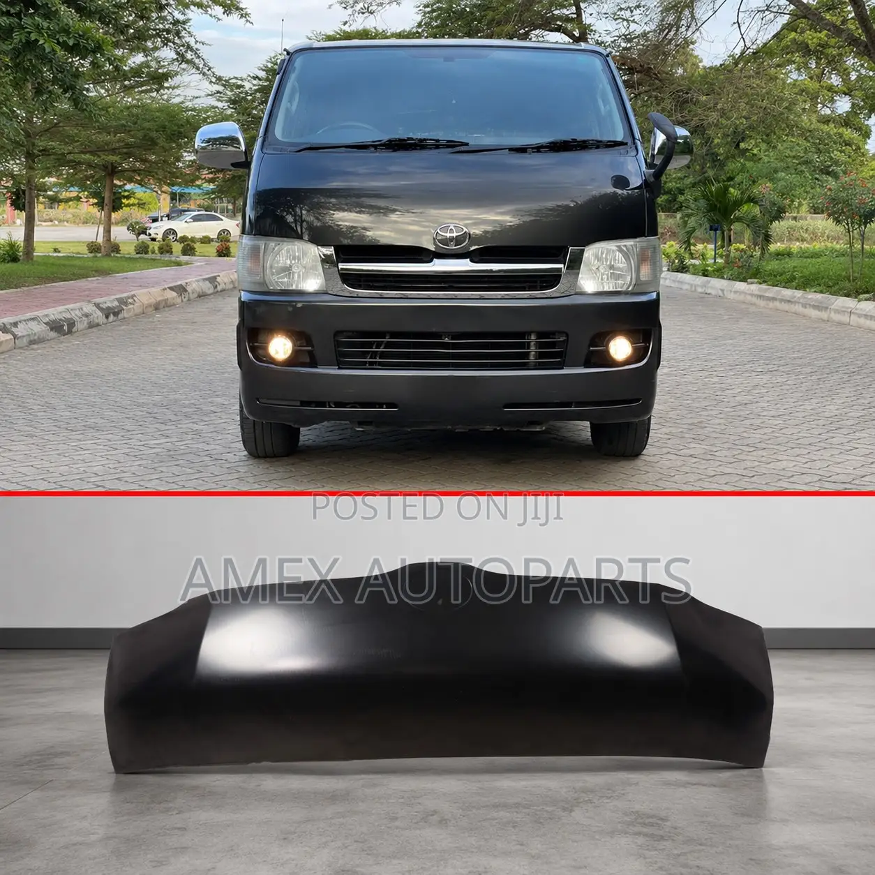 Bonnet Toyota Hiace 7l Kdh200 2005 - 2014 Wide