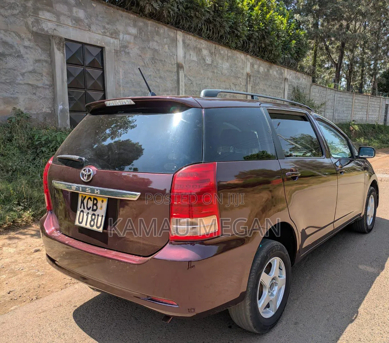 Toyota Wish 2008 Maroon