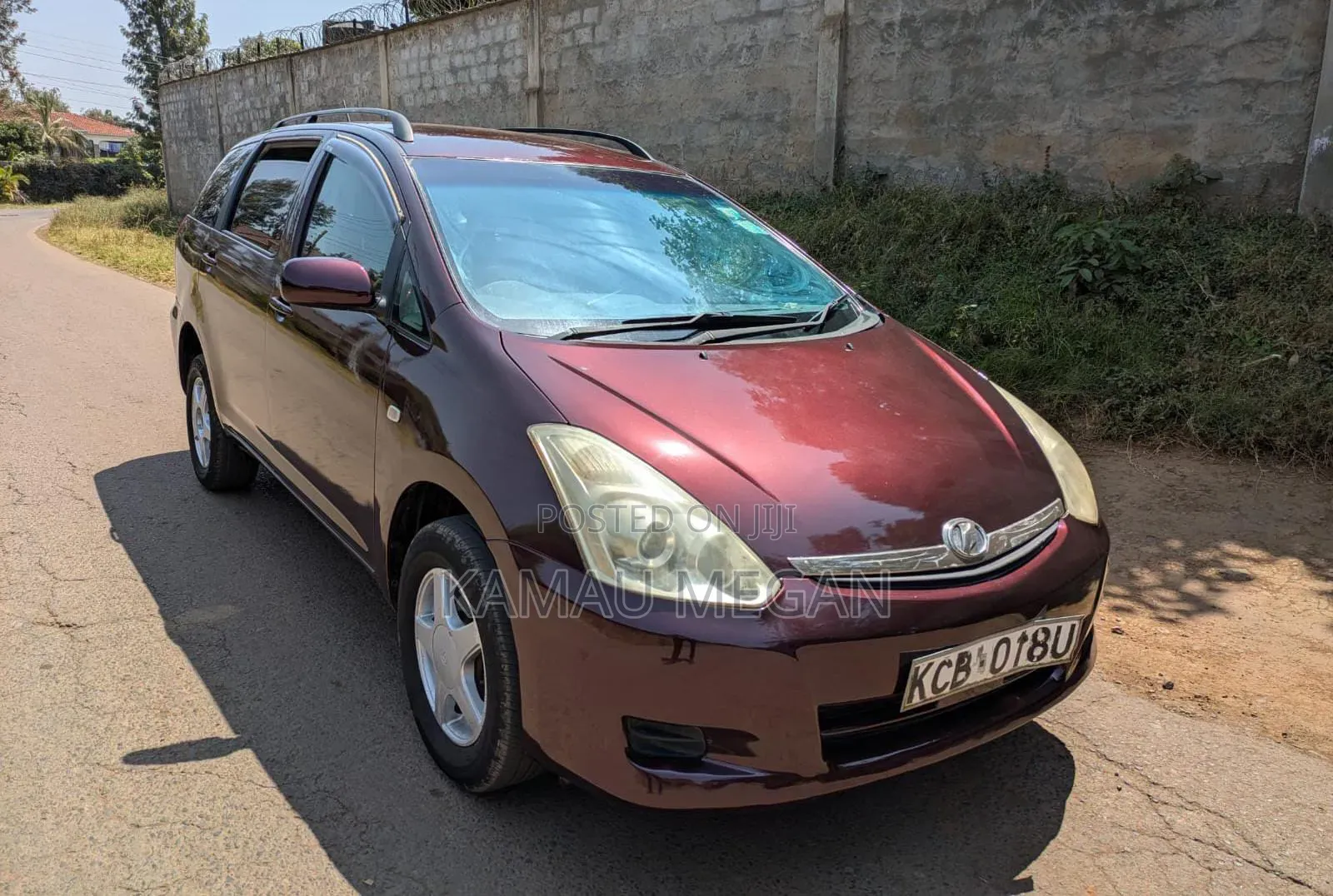 Toyota Wish 2008 Maroon