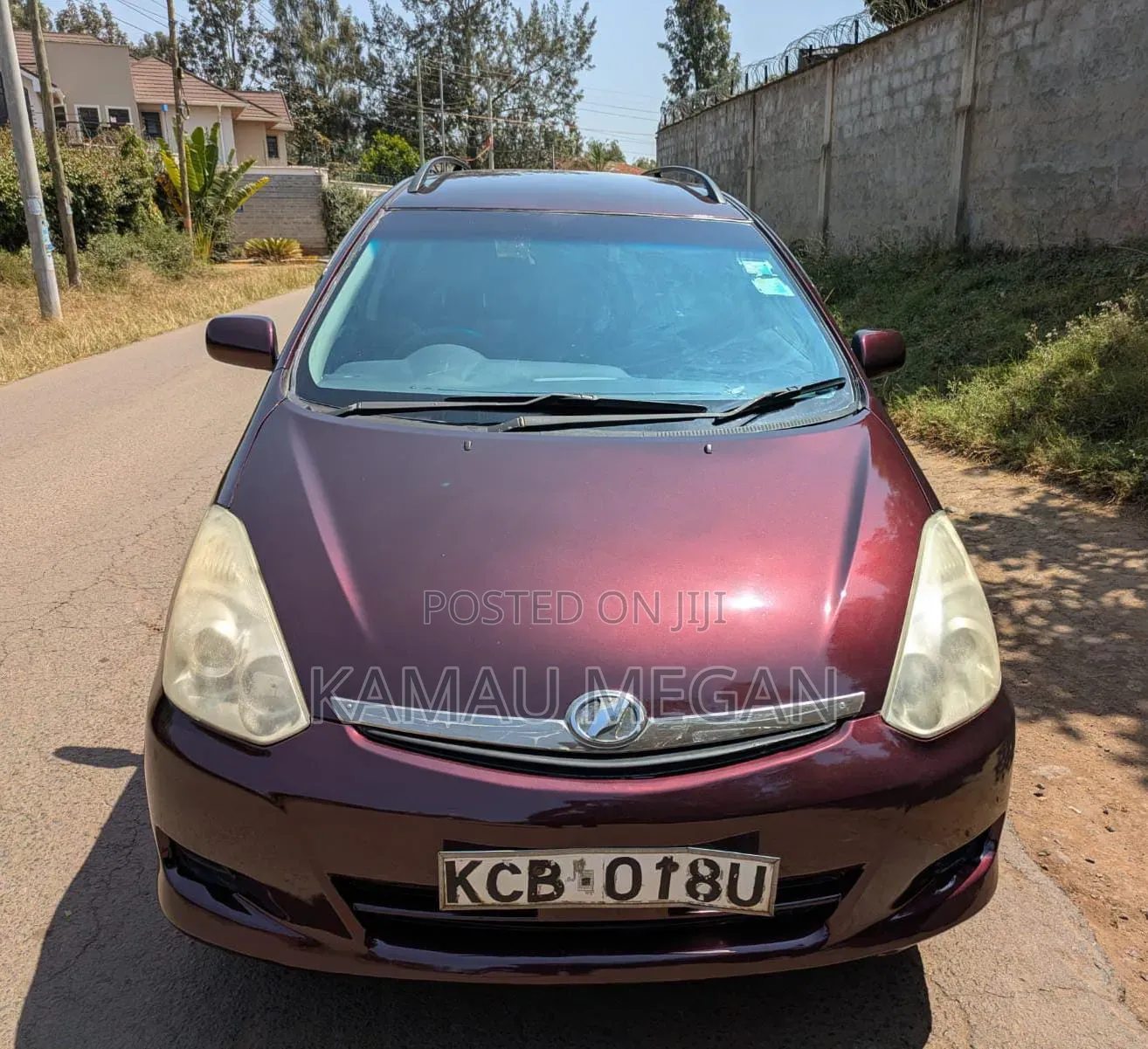Toyota Wish 2008 Maroon