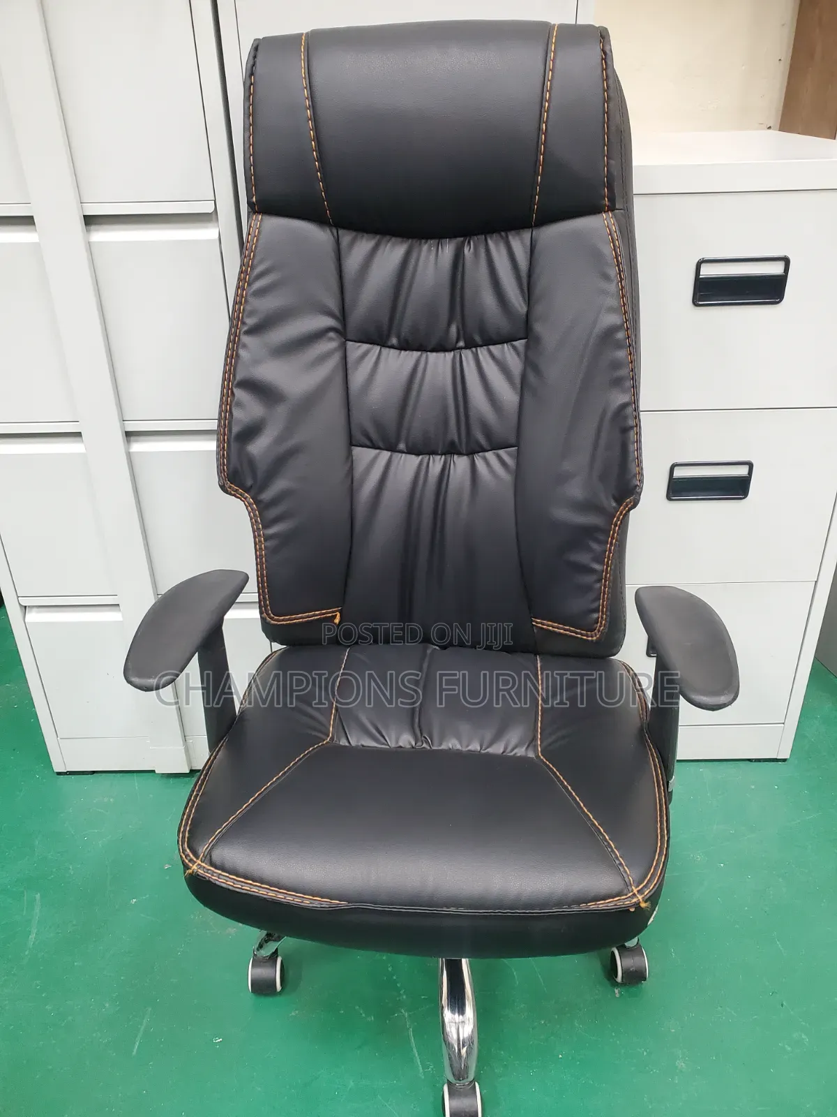 Sovereign Stitched Leather Office Chair