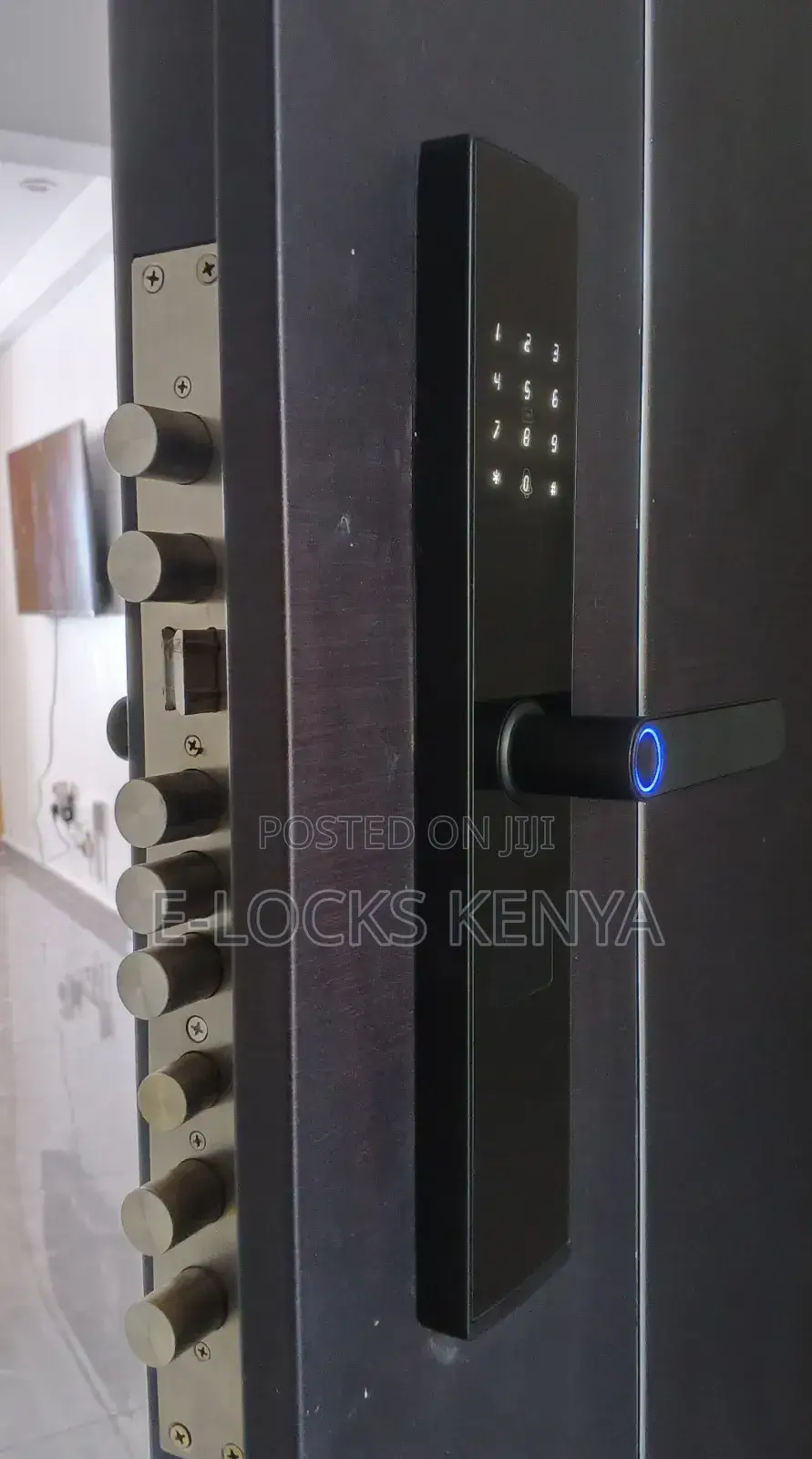 Smary Locks Kenya Tuya Wifi Smart Digital Door Lock Code Rfid