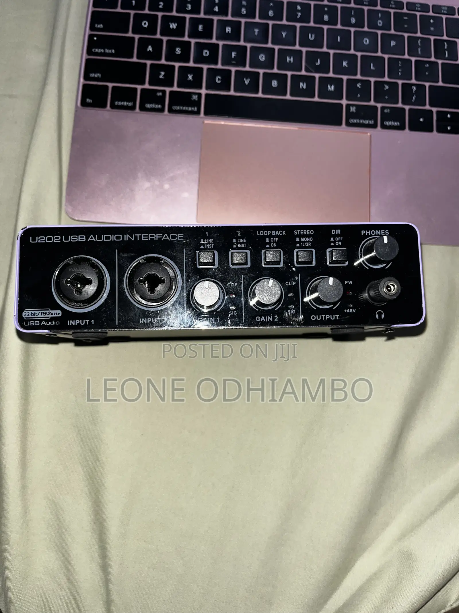 Audio Interface Used