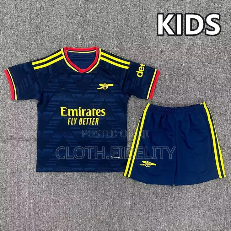 Arsenal Away Kids Jersey 26/27.