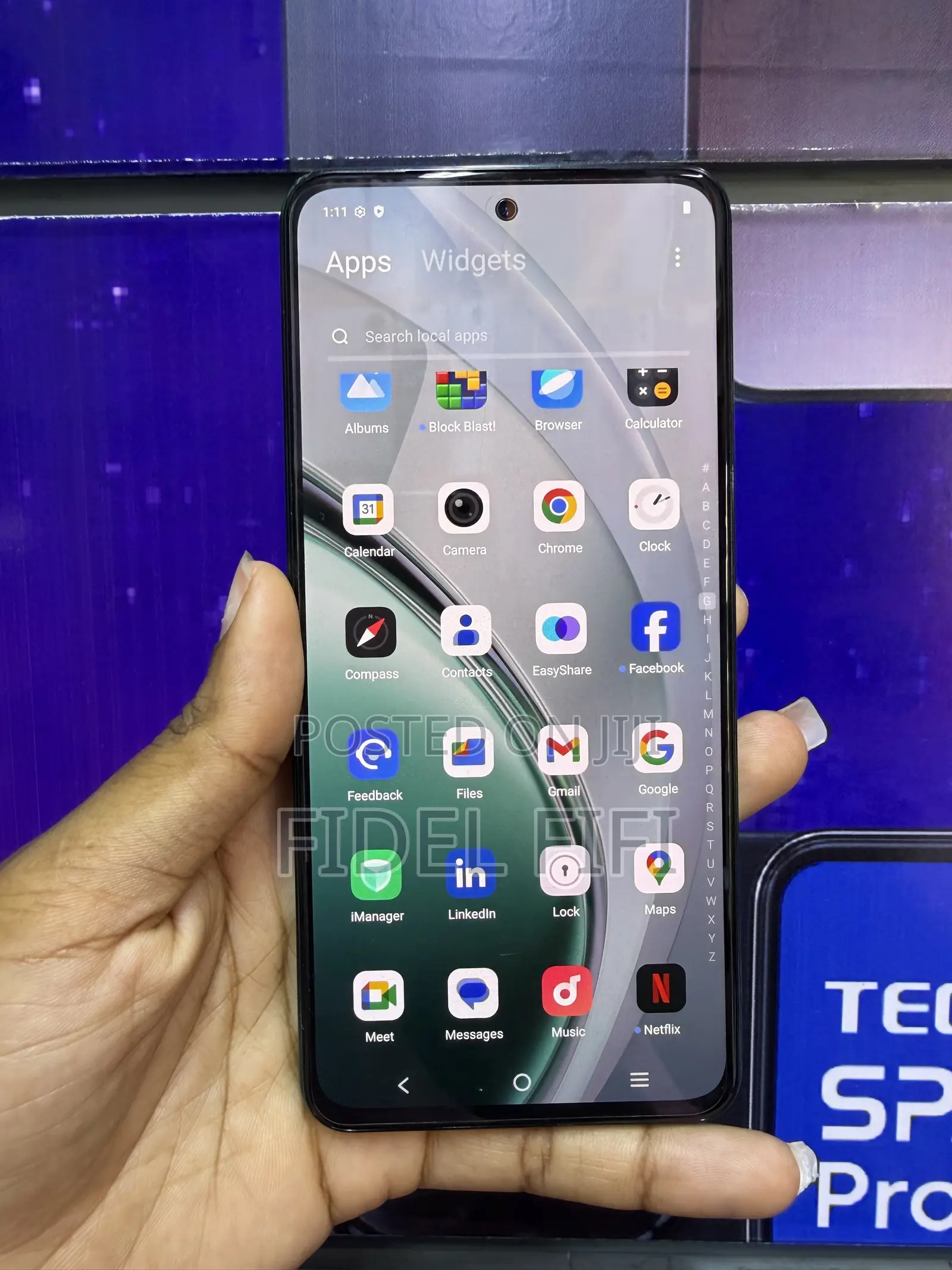Vivo V40 Lite 256 GB Blue